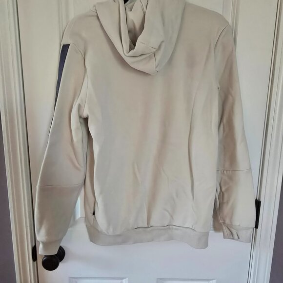 Mens Puma Cream Color Hoodie Small S - Picture 2 of 3